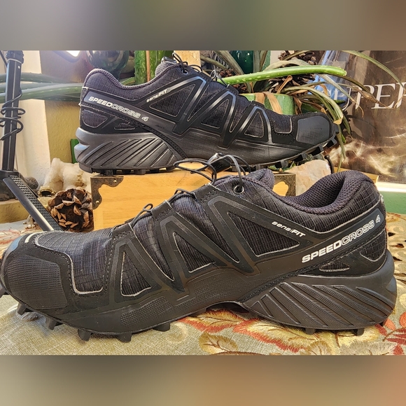 Mens Salomon Black Speedcross 4 Men's Athletic Shoes - Picture 7 of 11